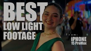 Low Light Footage from iPhone 15 Pro Max  Tigtigan Terakan Keng Dalan 2024 [upl. by Rosenstein]