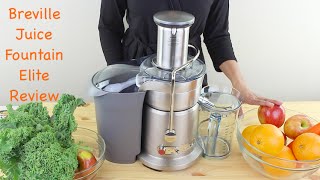 Breville 800JEXL Juice Fountain Elite Review [upl. by Dalt]