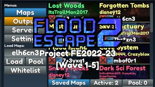 All maps from FE202223 Project Wave 15  Flood Escape 2 Community Maps [upl. by Ellehsyt]