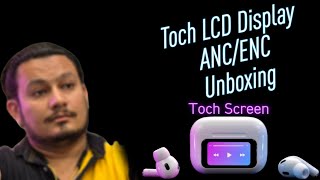 A9 Pro Airpods  Airpods with Touch Display  ANC and ENC  Mic call testing A9 pro display Airpods [upl. by Drus]