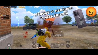 I DESTROYED 😡APPLE 14 PRO MAX 😱OUT OF ANGERpubg mobile [upl. by Arvonio]