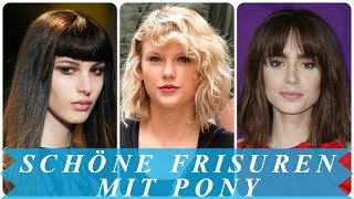 Schöne frisuren mit pony [upl. by Olson18]