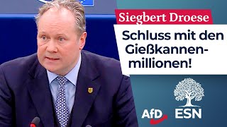 Schluss mit den Gießkannenmillionen – Siegbert Droese AfD [upl. by Nnyw571]