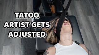 Chiropractic Adjustments Only with a Tattoo Artist [upl. by Delanos]