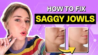 How to Get Rid of Sagging Jowls from a Dermatologist  Dr Shereene Idriss [upl. by Eilak93]