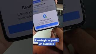 Cómo RESTRINGIR mi PERFIL de Facebook facebook restringir tutorial [upl. by Delija]