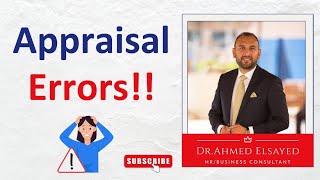 Appraisal Errors appraisal kpis hr humanresources youtube hrmanagement trending [upl. by Jennette]