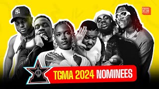 TGMA 2024 Nominations Black Sherif Sarkodie and Stonebwoy compete for Artiste of the Year award [upl. by Vastha]