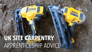 Uk site carpentry apprenticeship advice [upl. by Enyamrahs]