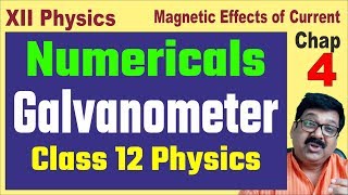 Galvanometer Numericals on Moving Coil Galvanometer Class 12 Physics Chapter 4 JEE NEET [upl. by Morgun]