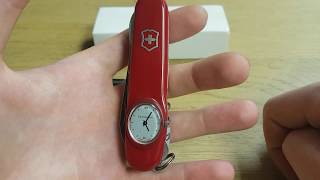 Victorinox Timekeeper Swiss army knife with build in clock [upl. by Struve]