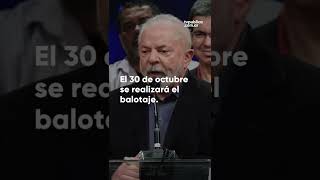 Elecciones en Brasil ganó Lula por más de 5 puntos [upl. by Ailee473]