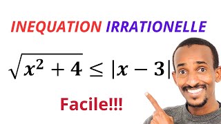 Inéquation irrationnelle explication simple  techniques et astuces [upl. by Moise215]