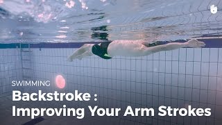 Swimming Techniques Arm Movements  Backstroke [upl. by Boylan868]