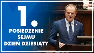 1 posiedzenie Sejmu  dzień dziesiąty 12 grudnia 2023 r [upl. by Laucsap91]