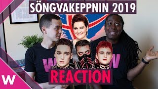 Hatari quotHatrið mun sigra” REACTION  Iceland Eurovision 2019 selection [upl. by Harwill]