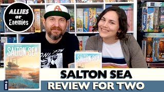 Salton Sea  Board Game Review [upl. by Inoliel16]