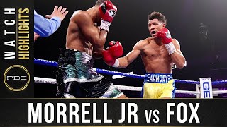 Morrell Jr vs Fox HIGHLIGHTS December 18 2021  PBC on FOX [upl. by Neyuh]