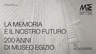 Cerimonia di presentazione del bicentenario del Museo Egizio [upl. by Peony]