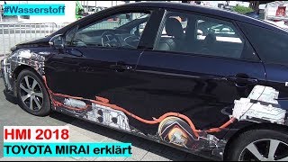 HMI 2018 Wasserstoff  H2 Toyota Mirai Hyundai Nexo und lärmende Gabelstabler [upl. by Waterman]