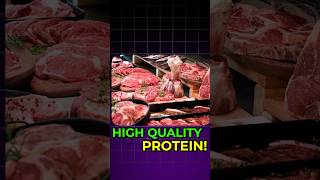 Red meat  High Quality Protein or Cancer Risk 🤫 gym diet meat bodybuilding [upl. by Paulson99]