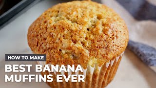 How to Make the Best Banana Muffins Ever [upl. by Newby]