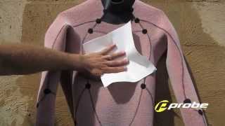 Probe Wetsuits iDRY quotQuickDry Technologyquot Demo [upl. by Ahsyekal564]