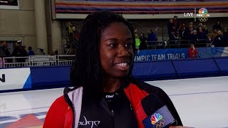 Erin Jackson Makes Olympic US Women 500m Team Speed Skating  LIVE 1518 [upl. by Sedgewake]