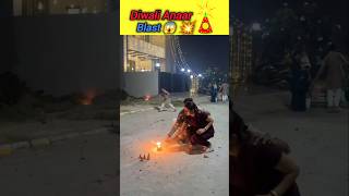 Diwali Anaar Blast 💥🔥😝crackers diwali bollywood blast entertainment ytshorts shorts [upl. by Yma407]