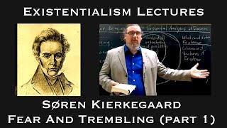 Soren Kierkegaard  Fear and Trembling part 1  Existentialist Philosophy amp Literature [upl. by Soll871]