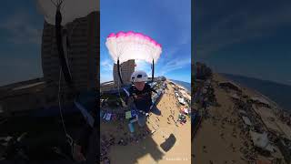 BASE jump competition winning jump Tandem BASE Moab 3 years 3 spots on podium youtubeshorts moab [upl. by Hobard]