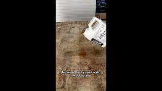 Restoring a Butcher Block with Tung Oil shorts viral trending [upl. by Warring436]