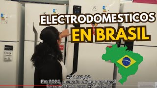 Los sorprendentes PRECIOS de Los ELECTRODOMÉSTICOS en Brasil 2024 🇧🇷 [upl. by Yerdna]