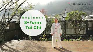 8 Form Tai Chi Full Demo Perfect for Home Practice in a small space Tai Chi for Beginners [upl. by Letizia]