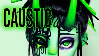 CAUSTIC DEMON Doll ○ NOX ○ Custom Monster High OOAK Doll Repaint ○ [upl. by Kalli]