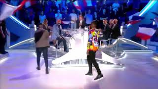 Samuel Umtiti reproduit sa Celebration sur le Plateau Du Canal Football Club [upl. by Katz131]