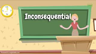 How to Pronounce Inconsequential  Inconsequential Pronunciation [upl. by Manly]