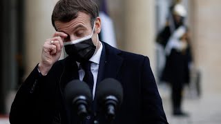 Covid19  le président français Emmanuel Macron diagnostiqué positif [upl. by Lertnom852]