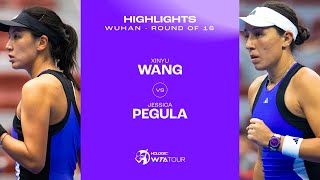 Wang Xinyu vs Jessica Pegula  2024 Wuhan Round of 16  WTA Match Highlights [upl. by Courtnay]