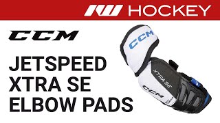 CCM JetSpeed Xtra SE Elbow Pad Review [upl. by Natsirk]