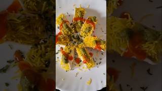 Takos easy evening snacks  How to make papad takos  shorts snacks [upl. by Eihs996]