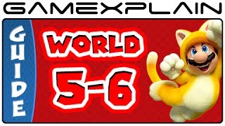 Super Mario 3D World  World 56 Green Stars amp Stamp Locations Guide amp Walkthrough [upl. by Neile684]