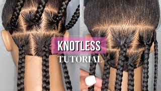 DETAILED Knotless Braid Tutorial  Beginner Friendly [upl. by Weed643]