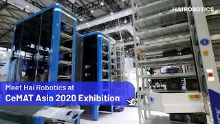 HaiPick Robots in Action at CeMAT Asia 2020 [upl. by Baerman]