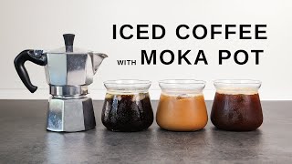 Easy ICED COFFEE Recipes to Make With MOKA POT [upl. by Aliza458]