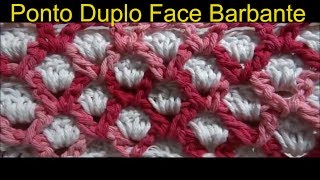 Ponto Duplo Face Barbante Barroco  Professora Simone [upl. by Potter]