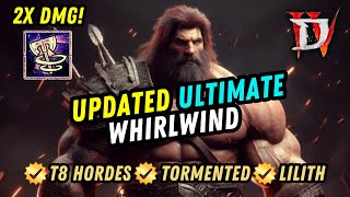 Diablo 4 Barbarian Guide UPDATED Whirlwind NEW META S5 [upl. by Alleon]