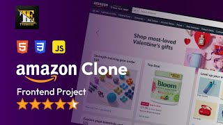 How To Build an Amazon Clone Website For Free Using HTML CSS and JavaScript [upl. by Yattirb867]