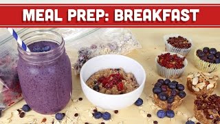 Meal Prep Healthy Breakfast Back To School Ideas Mind Over Munch [upl. by Allesiram]