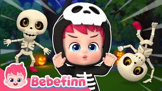 ☠️ Chumbala Cachumbala Bebefinn Skeleton DanceㅣEP142ㅣHalloween Songs for Kids [upl. by Yenobe]